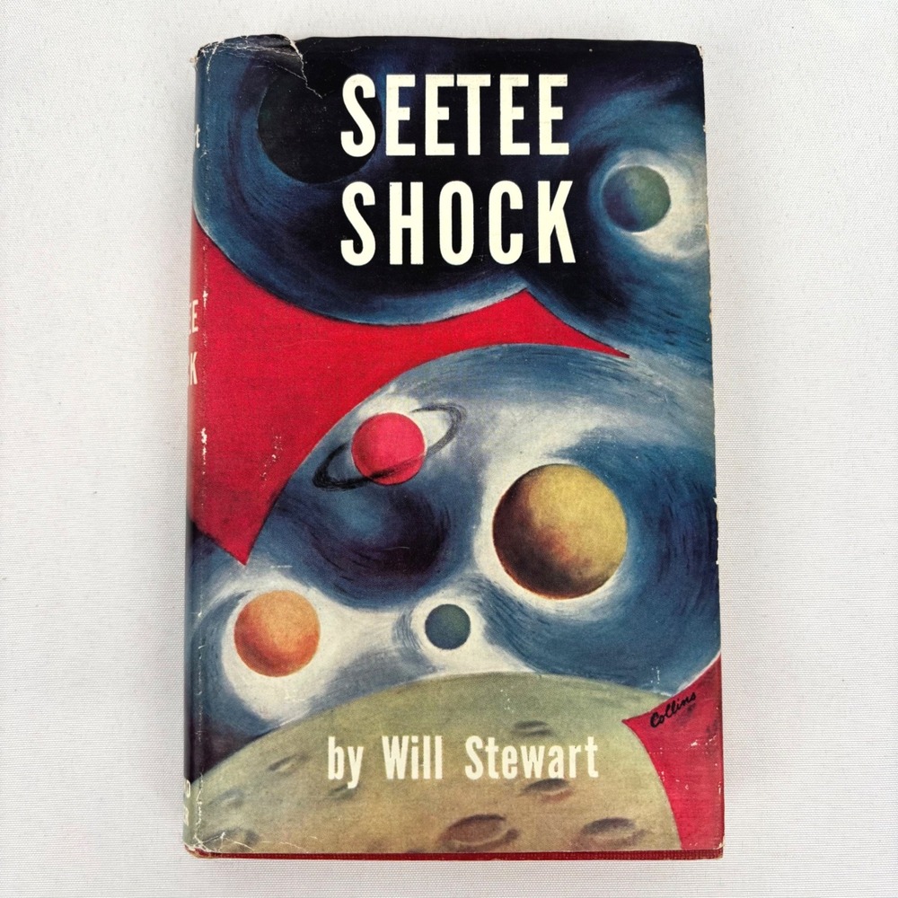 Seetee Shock Will Stewart 1950 FIRST EDITION Vintage Sci-Fi Hardcover Book